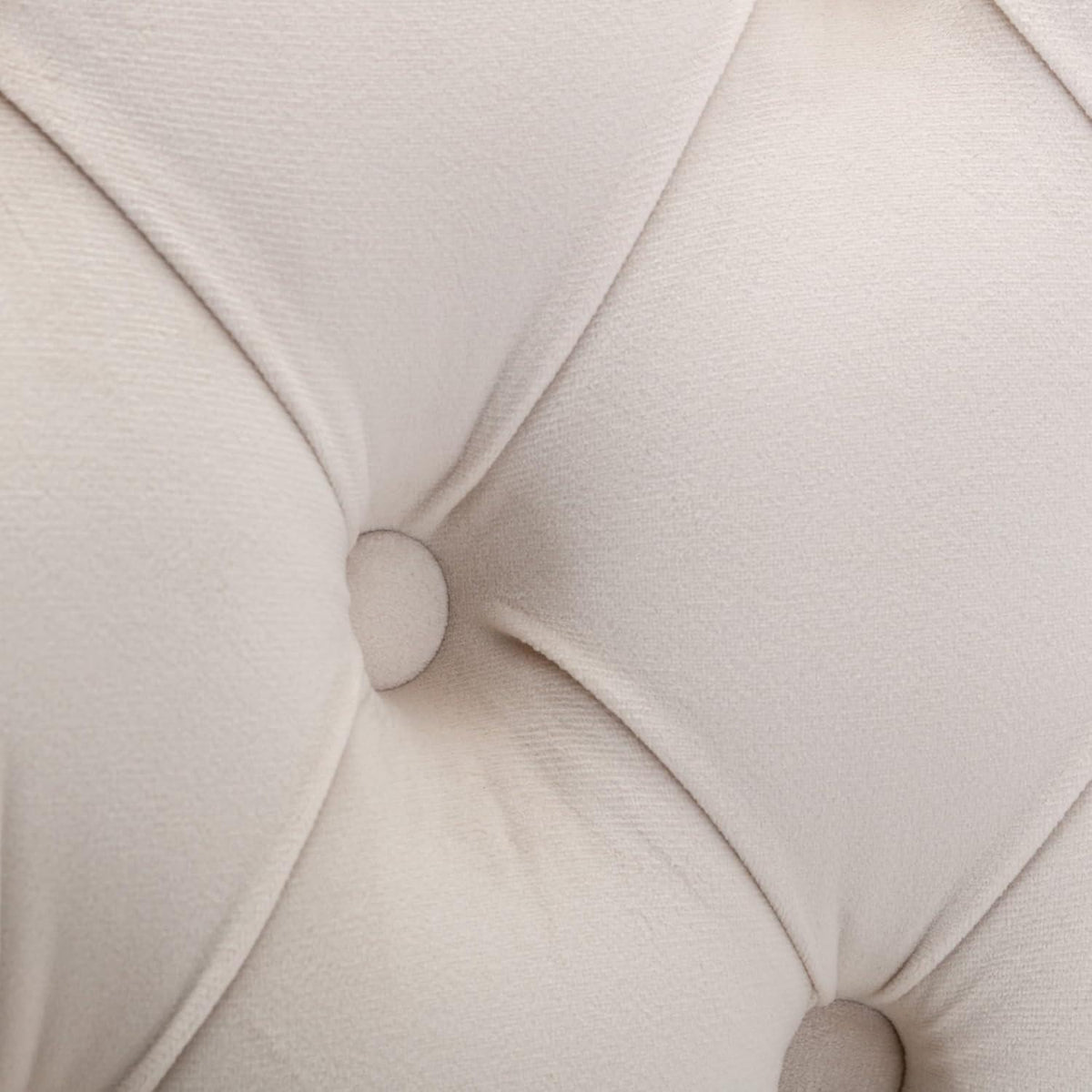 Esszimmerstühle 6er Set, Samt & Chrom, Beige