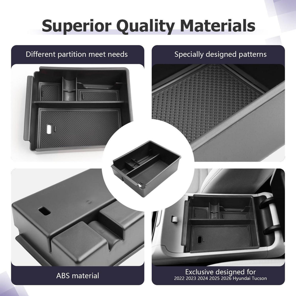 Armlehnen Organizer für Hyundai Tucson NX4 (2021-2024)