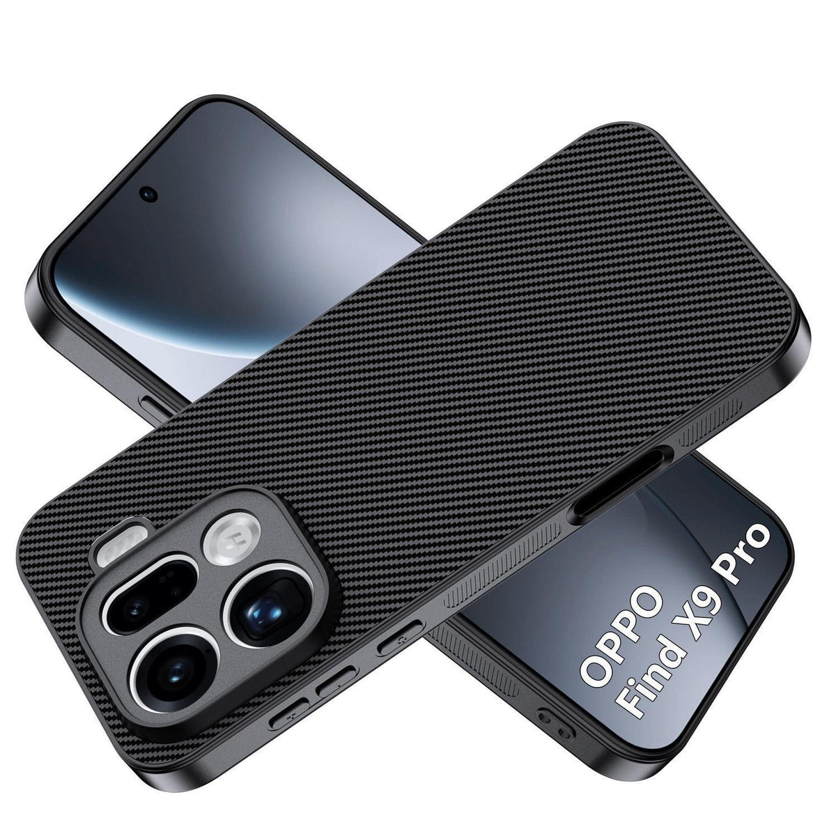 OPPO Find X9 Pro Hülle: Stoßfest, Kratzfest & Rutschfest Schwarz
