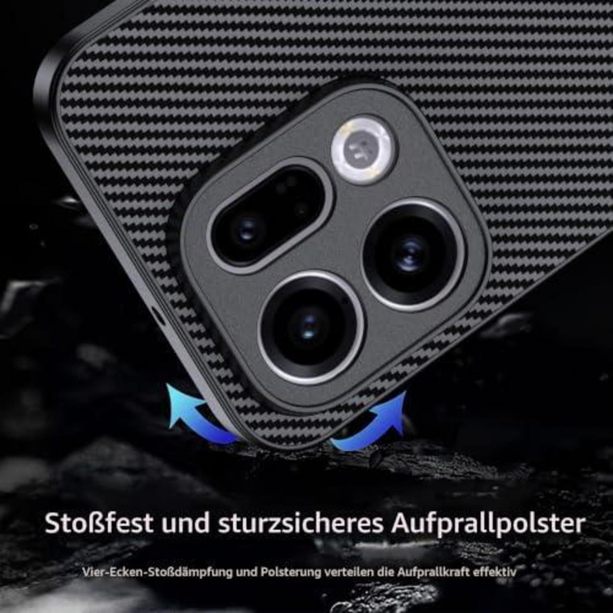 OPPO Find X9 Pro Hülle: Stoßfest, Kratzfest & Rutschfest Schwarz
