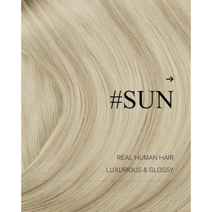Blond Echthaar Tressen 50cm – Volumenspendend & Länger