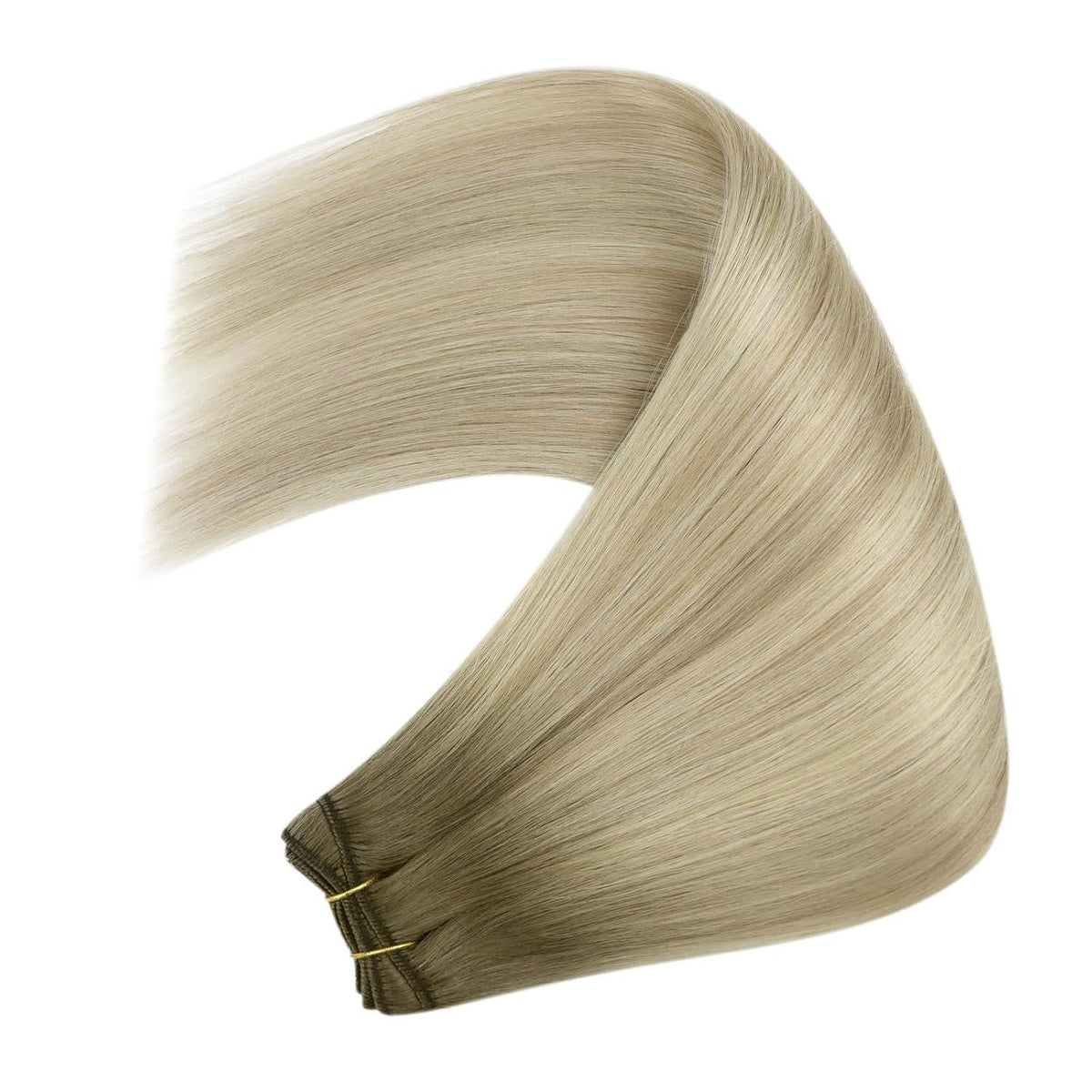 Blond Echthaar Tressen 50cm – Volumenspendend & Länger