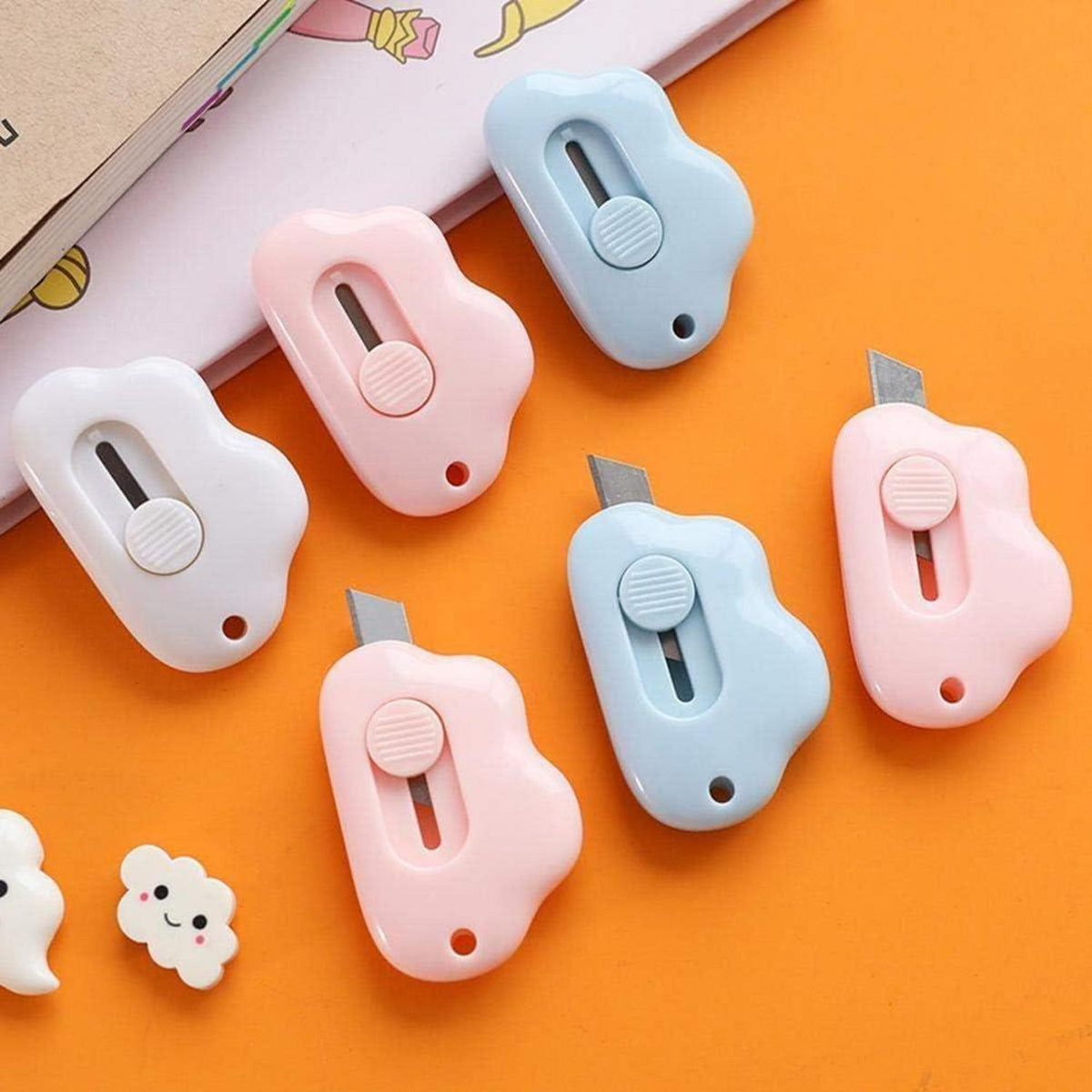 3x Mini Cuttermesser – Paketöffner & Universalmesser