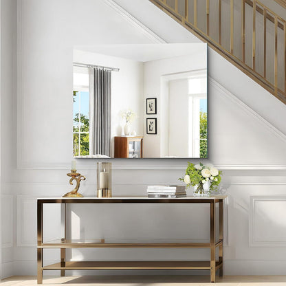 Rahmenloser Wandspiegel Rechteckig 90x75 cm – Modern & Klar