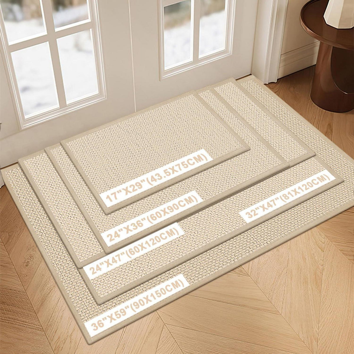 Rutschfeste Fußmatte Innen 81x121 cm – Saugstark & Waschbar
