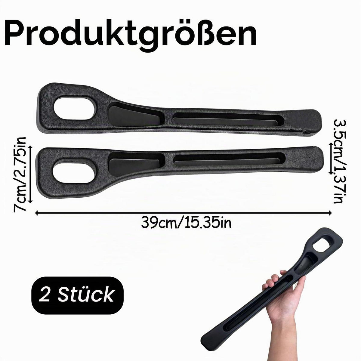 Autositz Organizer 2er-Set – Schwarz, für Handy & Kleinigkeiten