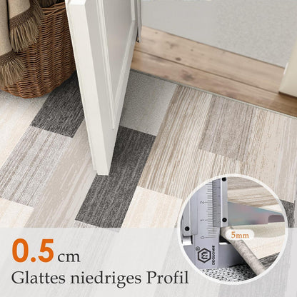 Waschbarer Teppich Beige 160x230cm – Modern & Flauschig