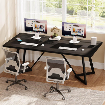 Moderner Computertisch 180 cm – Schreibtisch für Home Office & Büro