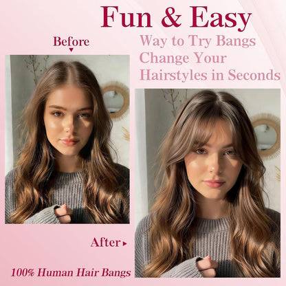 Clip-in Pony Echthaar – Dunkelbraun (10g)