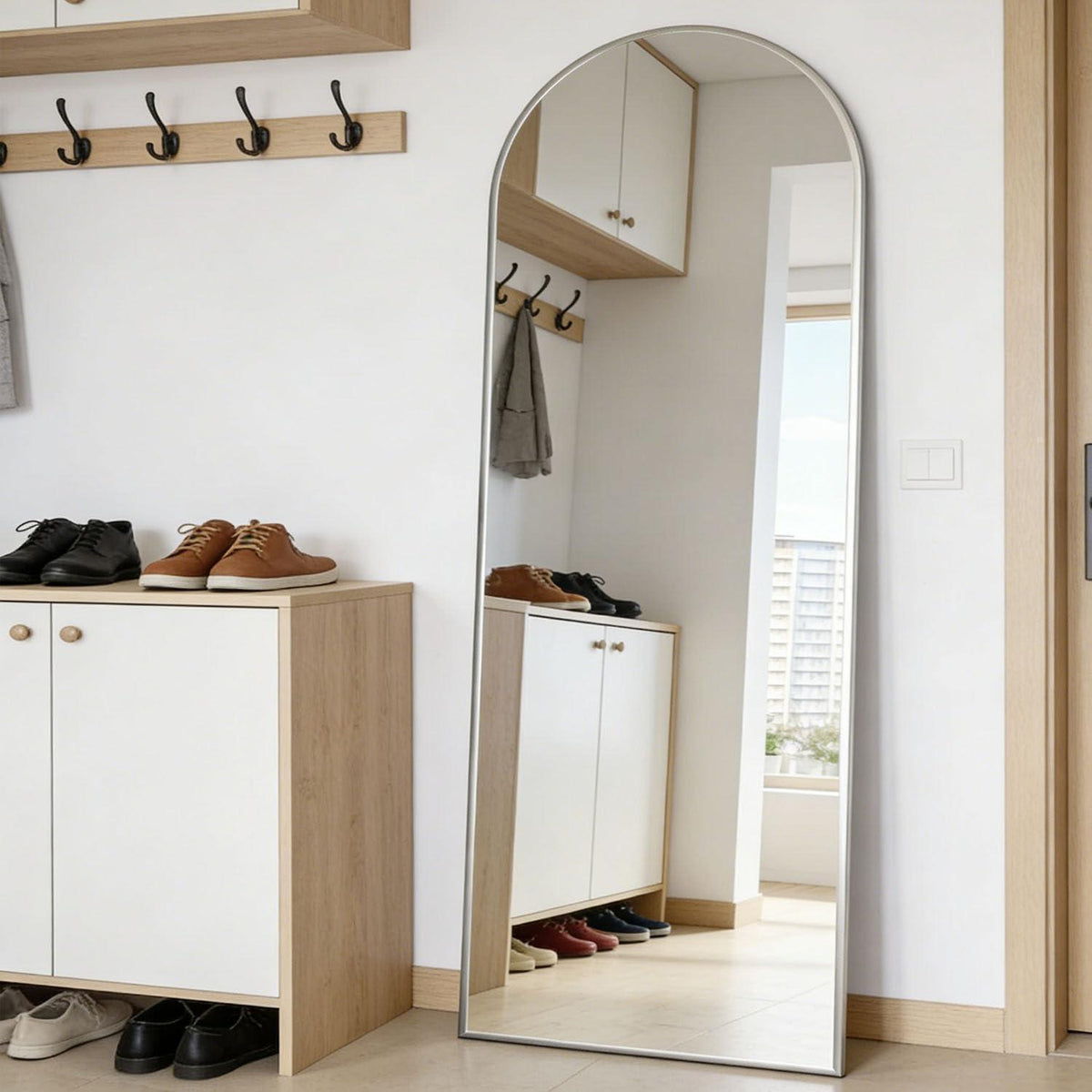 Freistehender Ganzkörperspiegel 162x53cm – Modern & Arch Design