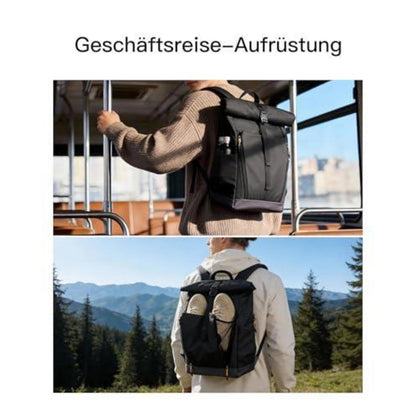 RollTop Rucksack 25L – Spritzwassergeschützt & Vielseitig
