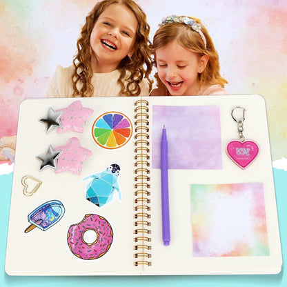 Tagebuch Set für Mädchen – Kreatives DIY Journal & Scrapbook