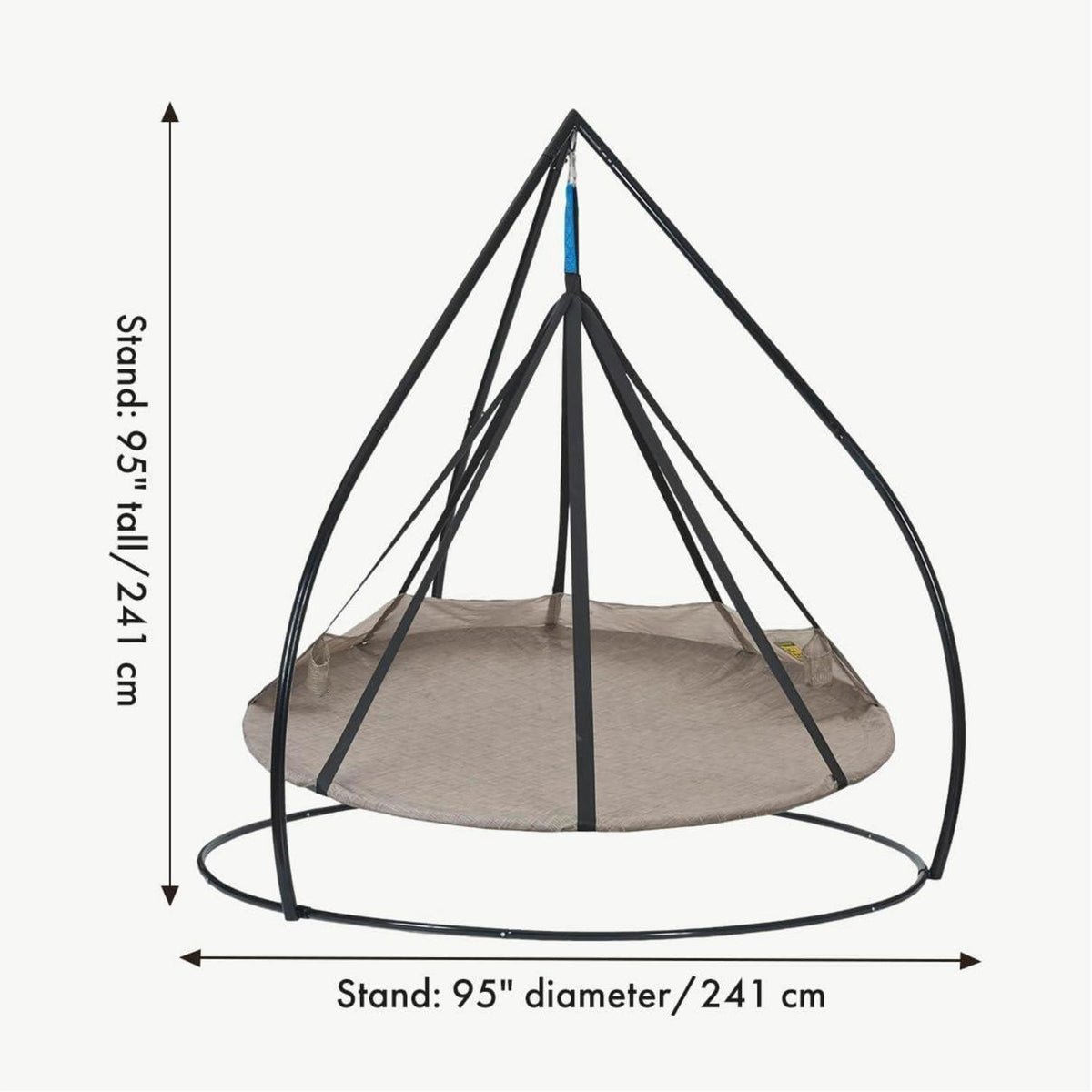 Freistehender Hängesesselständer 210 cm – Stahlgestell für Schaukelstuhl