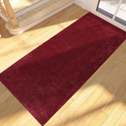 Rotter Läufer Teppich 60x210 cm – Schmutzfangmatte Innen