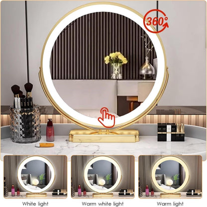 Rosa Schminktisch Set mit Spiegel & Hocker – 100cm