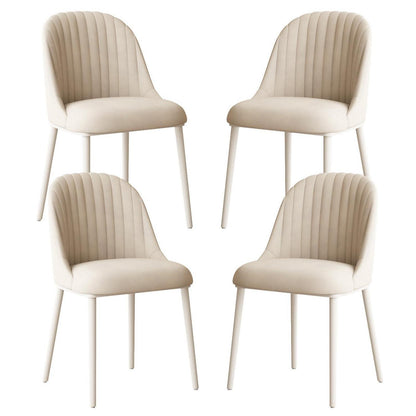 Samt Esszimmerstühle Set (4) – Modern & Komfortabel