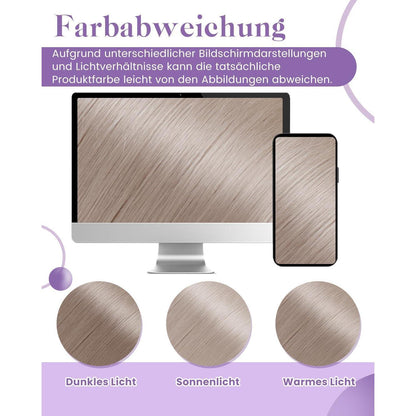 Echthaar Tressen Extensions Blond #60 – 45cm, 100g