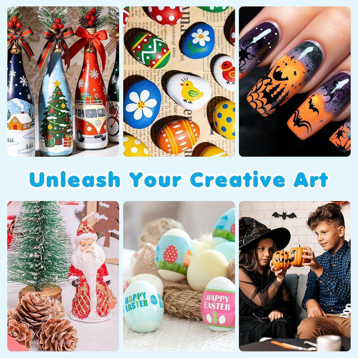 168 Acryl-Malstifte Set mit Pinselspitze – Vielseitig & Geschenkidee