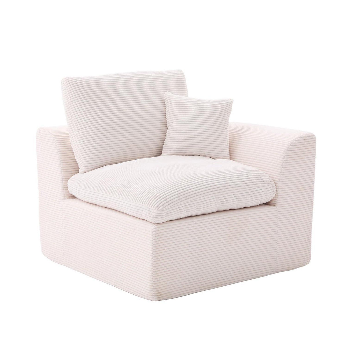 Compressed Cordstoff Sofa – Einzelsitzer & Zweisitzer für kleine Räume