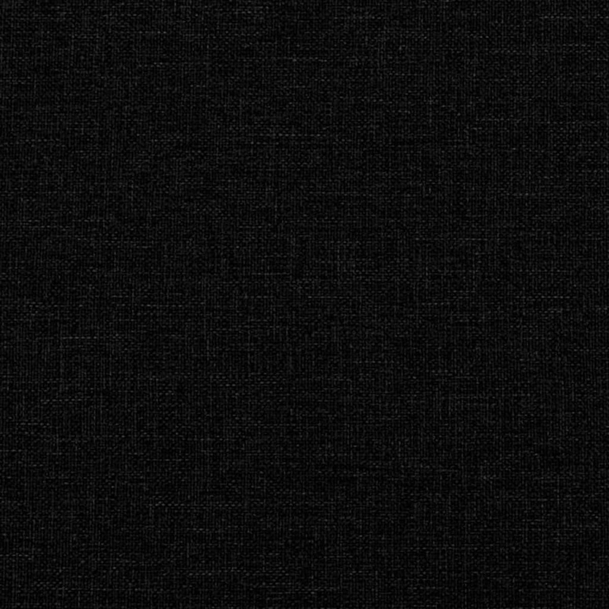 3-Sitzer Schlafsofa mit Hocker Schwarz