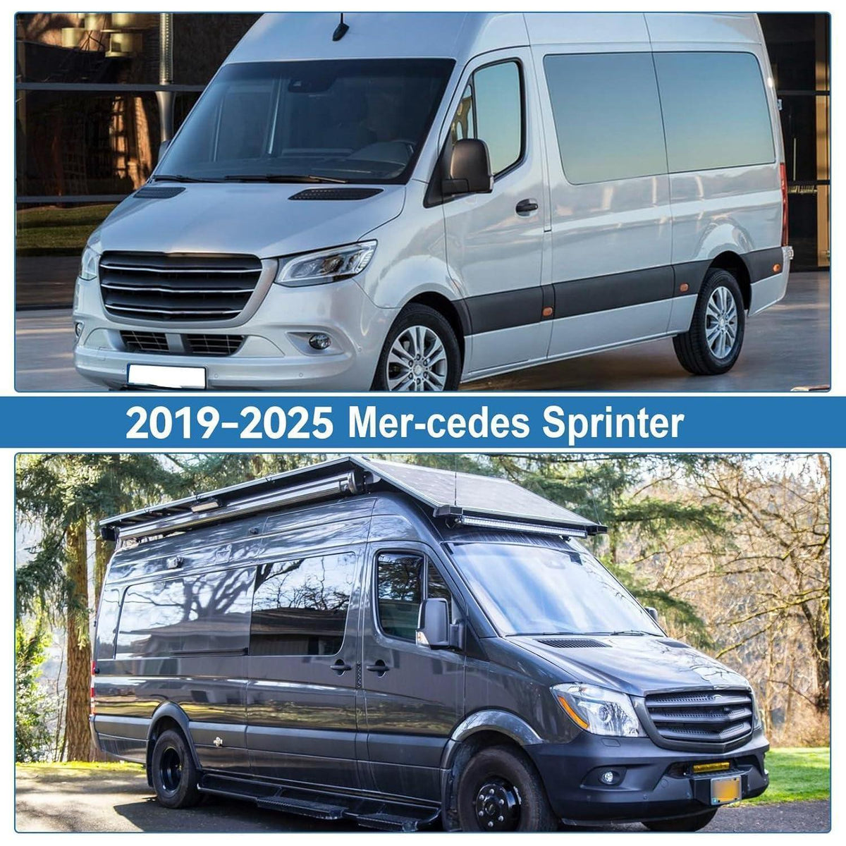 Frontscheibenabdeckung Mercedes Sprinter 2019-2025 – 2-lagig & Magnetisch