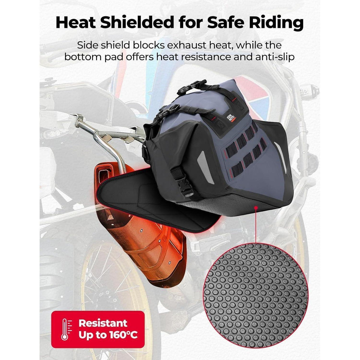 Wasserdichte Motorrad Satteltaschen 30L – IPX6 & MOLLE System