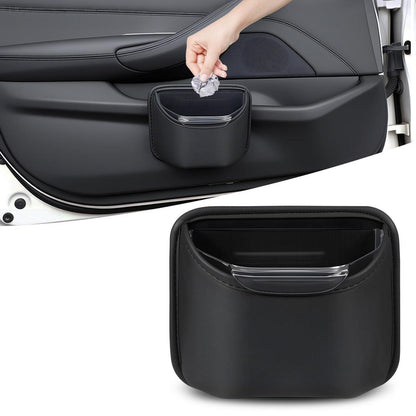 Auto Mülleimer – Klein, Lecksicher & Clip On in Lederoptik