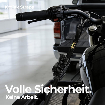 Spanngurte Automatik 3m mit S-Haken – 800KG – 4er Set