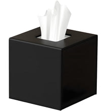 Acryl Taschentücherbox Schwarz mit Magnetabdeckung