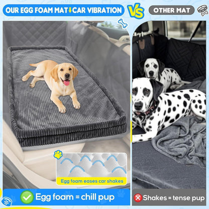 Hundebett Auto – Rutschfest & Waschbar, Dunkelgrau