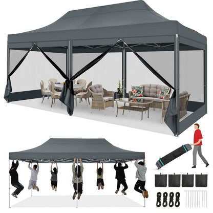 Faltpavillon 3x6m – Wasserdicht, Stabil & Mit Seitenwänden