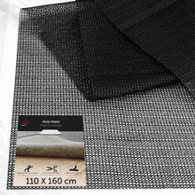 Antirutsch Teppichunterlage Schwarz 110 x 160 cm