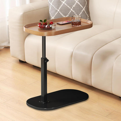 Höhenverstellbarer C-förmiger Beistelltisch – 30x45cm, 360° drehbar
