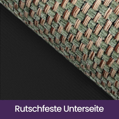 Fußmatte Grün 80x120 cm - Rutschfest & Saugstark