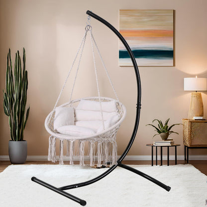Hängesessel-Ständer C-Form – Robust & Drehbar für Indoor & Outdoor
