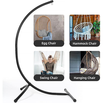 Hängesessel-Ständer C-Form – Robust & Drehbar für Indoor & Outdoor
