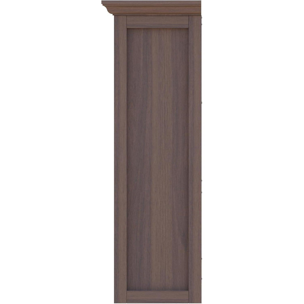 OSCHF 12-Fächer Bücherregal mit Sockel – Modernes Holzregal Walnuss