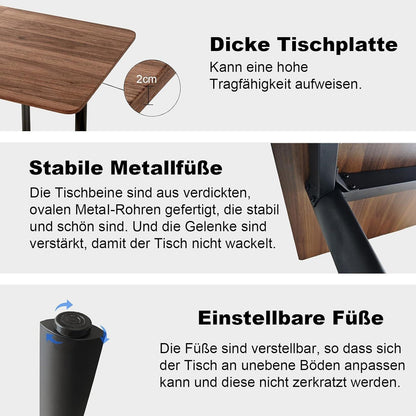 Ausziehbarer Esstisch mit 6 Stühlen – Modernes Esszimmer-Set