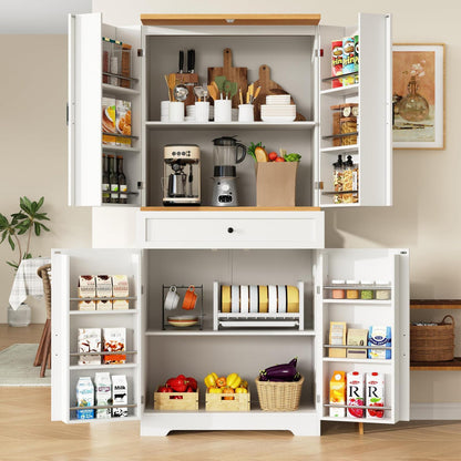 Moderner Küchenschrank 80x40x180cm mit Schubladen & Fächern