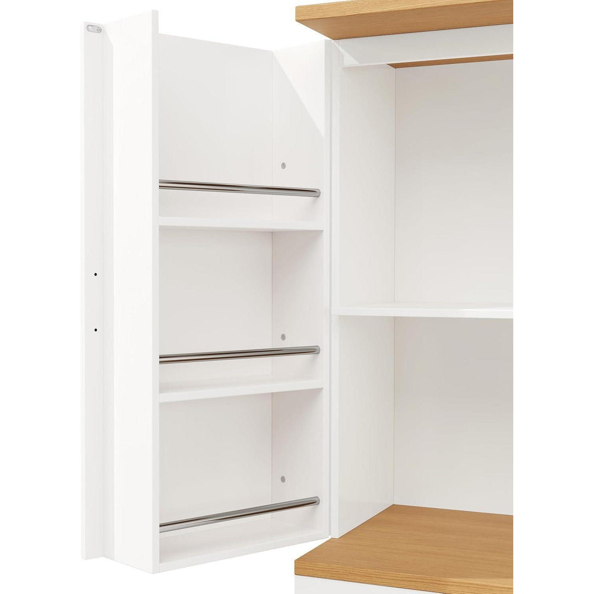 Moderner Küchenschrank 80x40x180cm mit Schubladen & Fächern