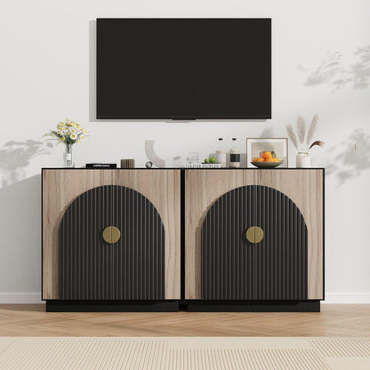 Sideboard mit verstellbaren Regalen, 80x40x80cm