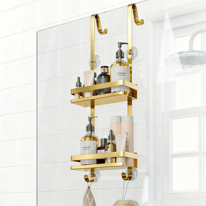 Duschablage ohne Bohren – Edelstahl Badezimmer Organizer