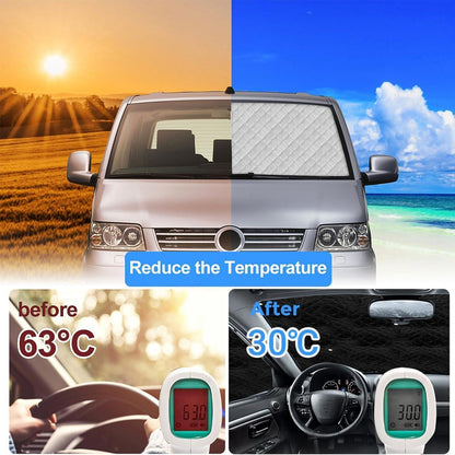 Thermomatte Citroen Dispatch 2017-2026 LWB – Sonnenschutz & Wärmeisolierung