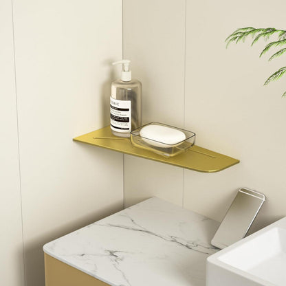 Eck Duschregal Edelstahl Gold - 2er Pack für Fliesen