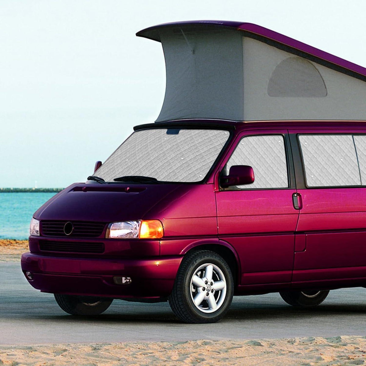 Thermomatte VW T4 Innen – Set für Privatsphäre & Temperaturkontrolle