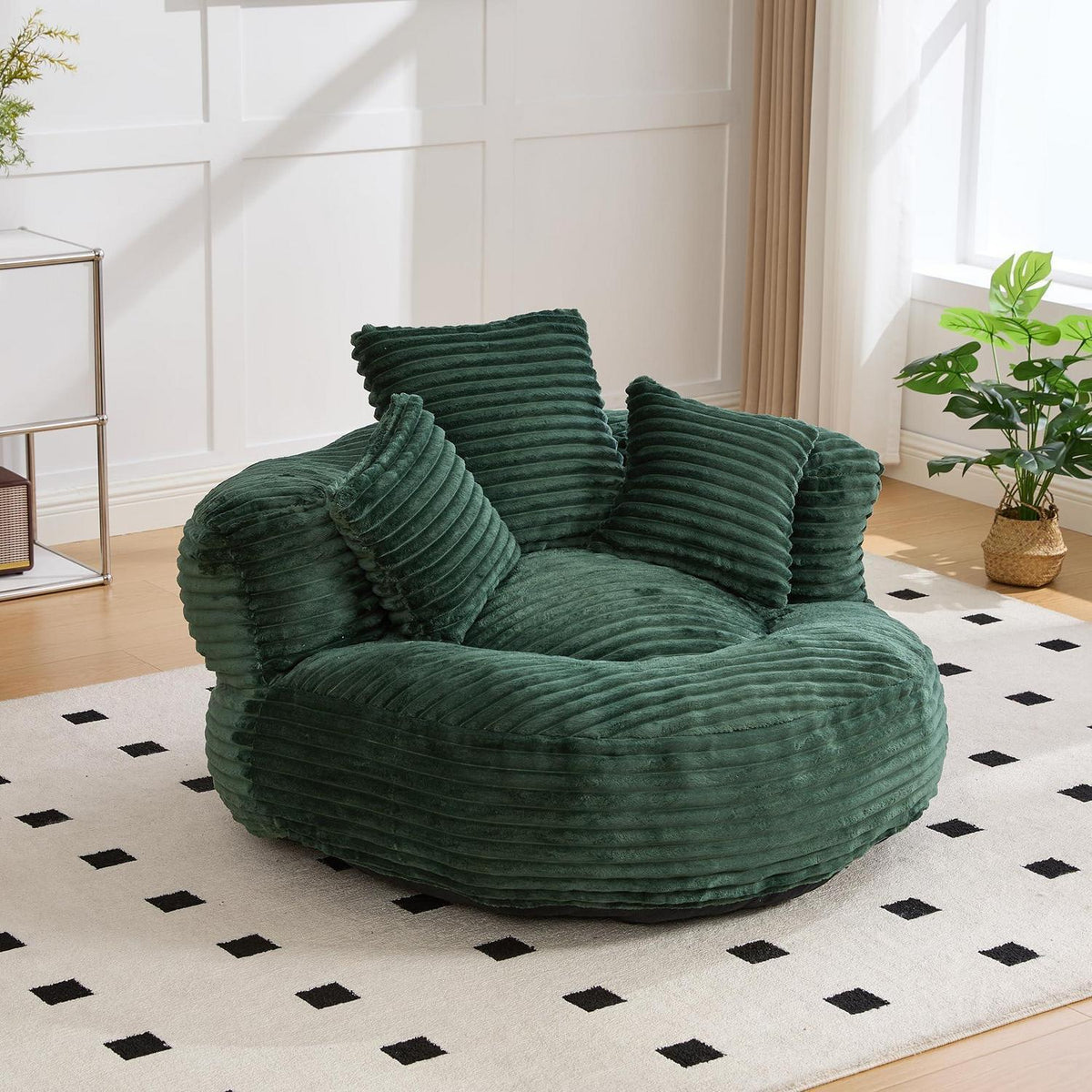 Boneless Lounger Sitzsack Sofa | Gaming & Entspannung | Smaragdgrün