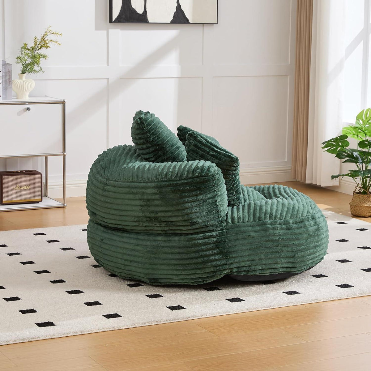 Boneless Lounger Sitzsack Sofa | Gaming & Entspannung | Smaragdgrün