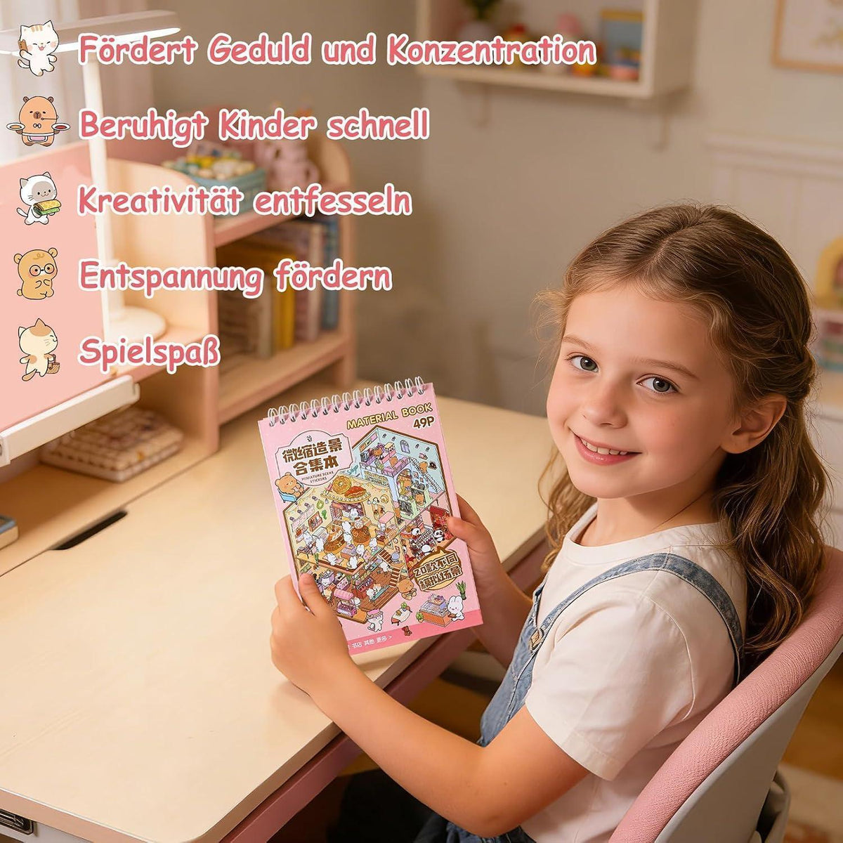 3D Haus Sticker Set – Miniatur Szenen für Kinder & Scrapbooking