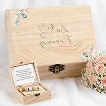 Firmung Geldgeschenk Holzbox Set mit Reagenzglas & Karte