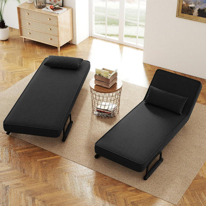 4-in-1 Schlafsessel: Platzsparendes Bett & Relaxsessel